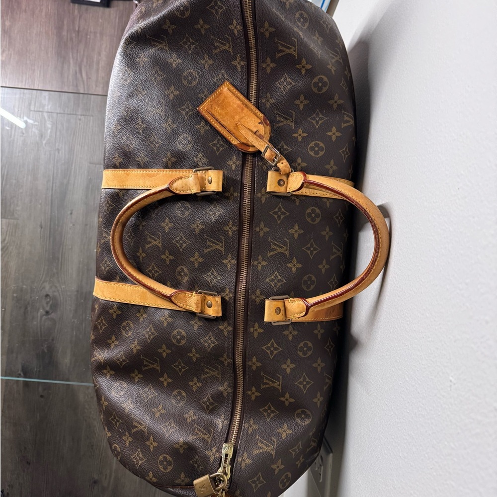 Vintage Louis Vuitton Brown Monogram Duffel Bag - Picture 7 of 11